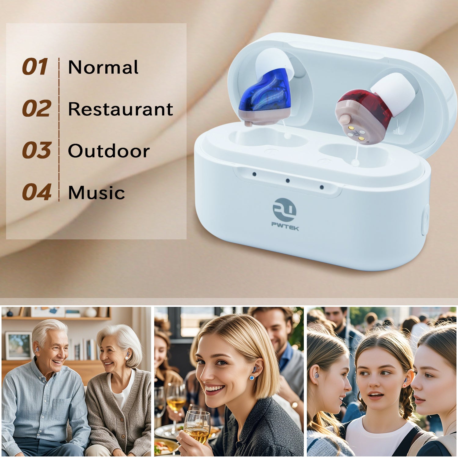 Let You Hear The Sound Of The World - PWTEK Smart Hearing Aid